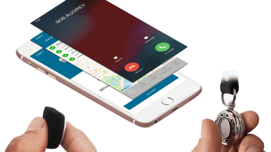 9月30日（金）に開催された「Tech for Women Awards」のEveryday Life部門で受賞した、目立たないBluetooth対応の暴力通報ボタン © MonSherif