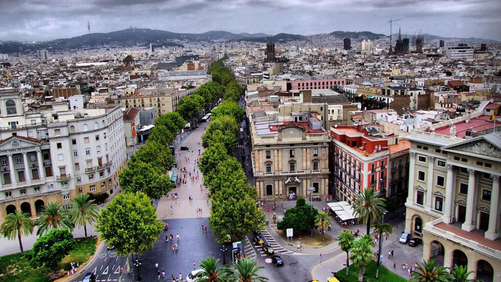 バルセロナ市内中心部の北東セクターの眺め。xlibber/wikimedia.org