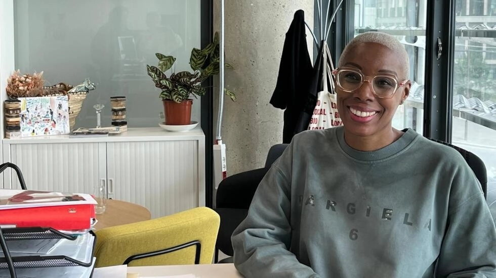 Fashion designer Hawa Sangaré. © RFI/Maria Afonso