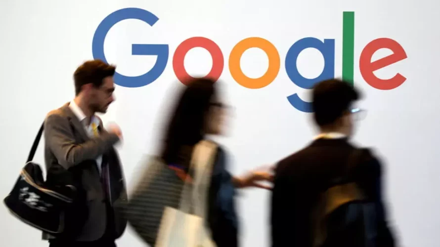 Googleのロゴは、パリで開催されたViva Techのスタートアップおよびテクノロジーサミットで撮影されています。ロイター - チャールズ・プラティオー