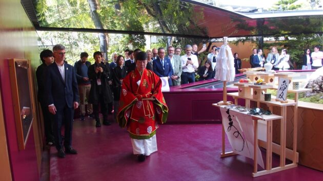 【大阪万博2025】フランス館、神聖な神道儀式で開幕を祝う