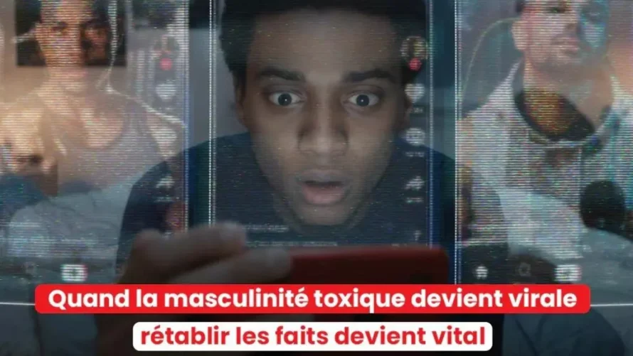 Sidactionのキャンペーンは、オンラインで若い男性の態度を形成する「有害な」インフルエンサーをターゲットにしています。© サイドアクション