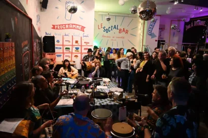 Le Social Barは1月の間、100%アルコールフリーとなり、和やかな精神は一切犠牲にしませんでした。© Le Social Bar