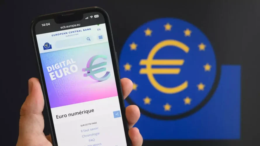 EU議員は2026年7月9日、ユーロのデジタル版作成に向けた交渉の開始を支持し、欧州連合が通貨の導入を急いでいる中でした。AFP - ニコラス・トゥカット